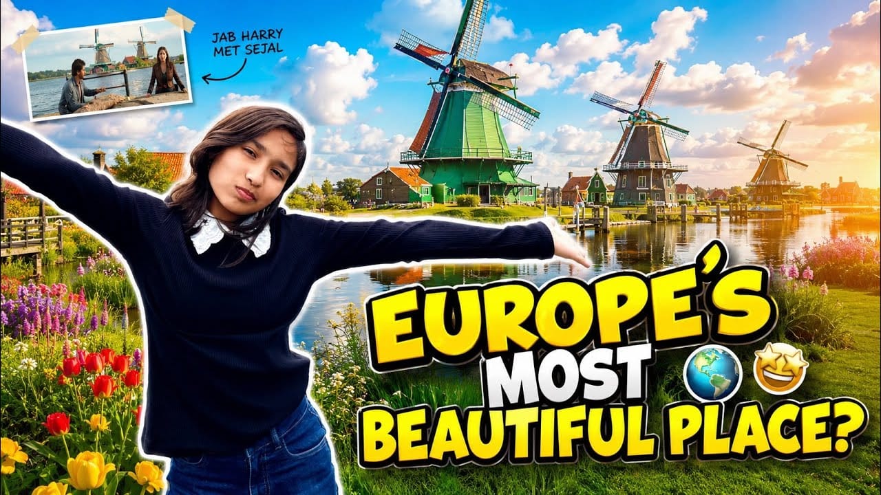 Europe’s Most Beautiful Fairy Tale Village! 🇳🇱 Zaanse Schans Netherlands | Windmills, Cheese & Clogs