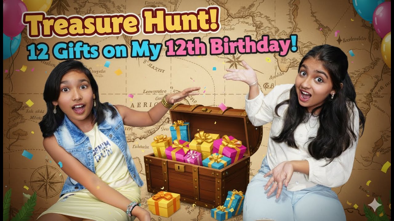 Treasure Hunt for My 12th Birthday Gifts! 🎂💎 You Won’t Believe the 12 Gifts I Got! 😱
